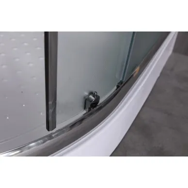 Душевой уголок Esbano ESD-8015, 90x90 см, профиль хром/стекло рифленое/поддон белый 3