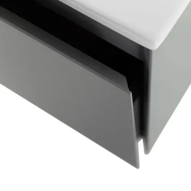 Тумба для ванной Art&Max Latina AM-Latina-1000-1C-SO-GM 100 см серая матовая, подвесная 5