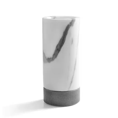 3SC Apuana 2.0 Стакан настольный, цвет: мрамор Bianco Statuario/Matt Satin Nickel AP03ANX 0