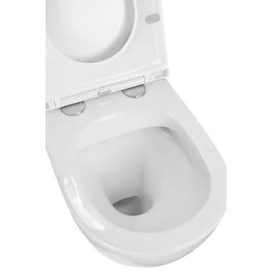 Подвесной унитаз Azario Grado AZ-0046 SP безободковый, с сидением микролифт 7