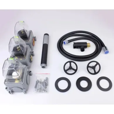 Душевая система Bronze de Luxe Liberty 5011B-P чёрный, скрытого монтажа 9