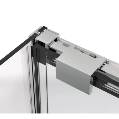 Душевой уголок Vincea Stella VSR-1ST8014CL 140x80х200 см, профиль хром/стекло прозрачное 1