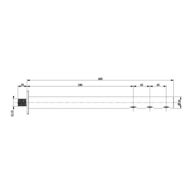 Верхний душ Bronze de Luxe Liberty 101B чёрный 1