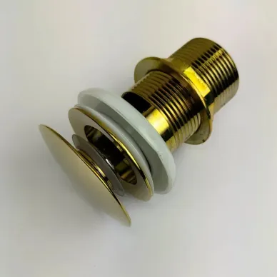 Сливной набор для раковины Teymi Solli T140205 с переливом, click-clack, золото 12