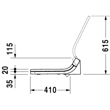 Крышка-сиденье Duravit SensoWash (610200002000300) с функцией биде 2