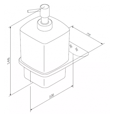Дозатор для жидкого мыла AM.PM Inspire V2.0 (A50A36900) 5