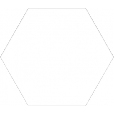 BASIC HEX 25 White 25x22 0