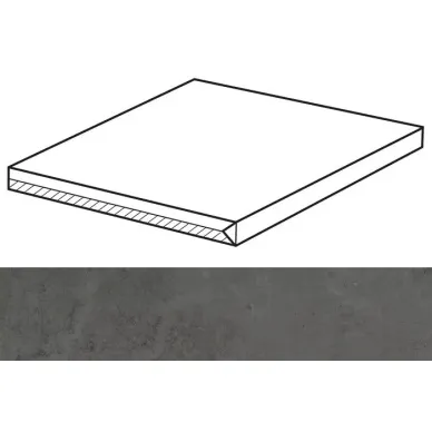 Evolution Anthracite Lappato Peldano Solid-60 59.55x59.55 0
