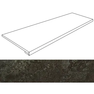 Sybarum Black Solid 2cm Top-100 49.75x99.55 0