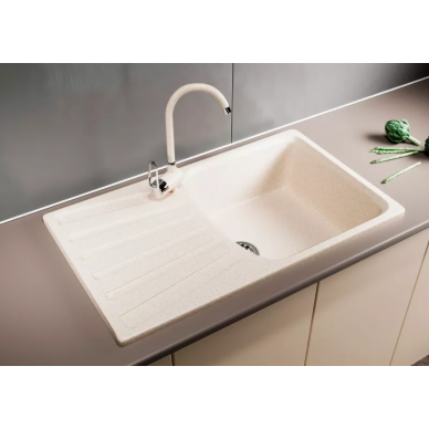 Мойка кухонная Mixline ML-GM20	(525163)	бежевый 5