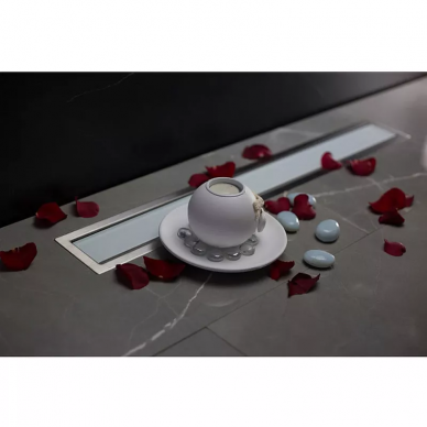 Душевой лоток Pestan Confluo Premium White Glass Line 950 (13000352) 8