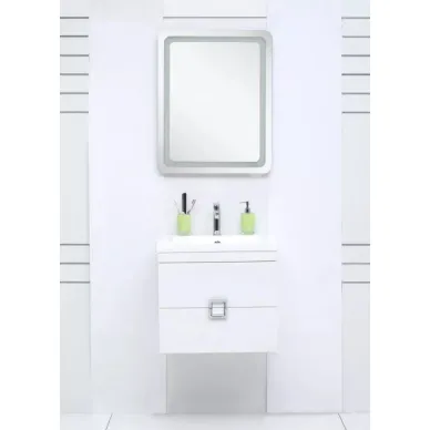 Зеркало De Aqua Смарт (SMR 404 090) с LED подсветкой 90х75x3 см 6
