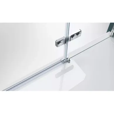 Душевая дверь BelBagno Kraft 90 (KRAFT-B-12-60/30-C-Cr-R) правая, профиль хром/стекло прозрачное 5