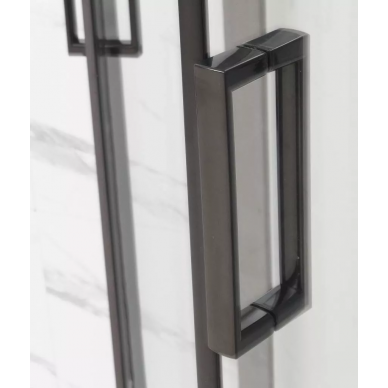 Душевая кабина Frank F418L Black (814814) левосторонняя, 100х80х220 см 5