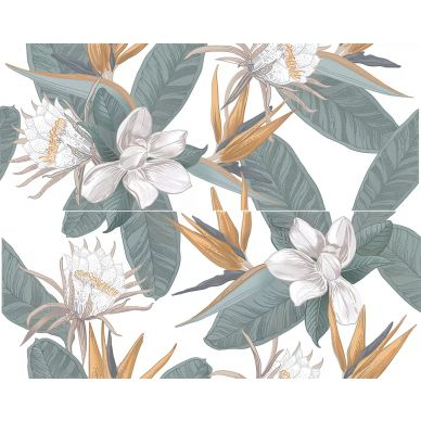 Панно Calacatta Ivori Strelitzia 50,5*40,2 0