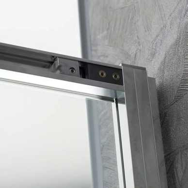 Душевой уголок Vincea Slim-U (VSS-2SU8010CLB) 100х80х200 см, профиль черный/стекло прозрачное 5