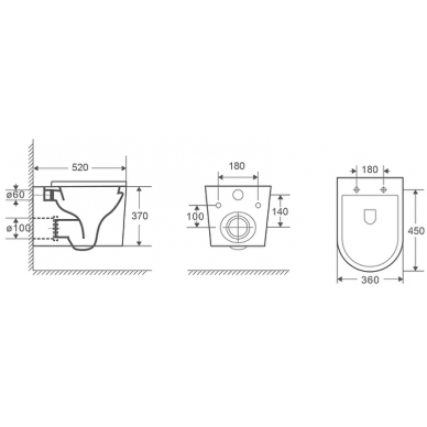 Инсталляция Welt Wasser MARBERG 410 + NESENBACH 004 GL-WT + MAR 410 SE-BL в комплекте с унитазом, безободковый, с сидением микролифт 5