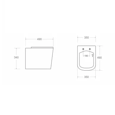 Комплект Maretti Elena (EA73UM01552) унитаз EA10PBM73-844, инсталляция AC11P4534, кнопка AC12UM-015 7