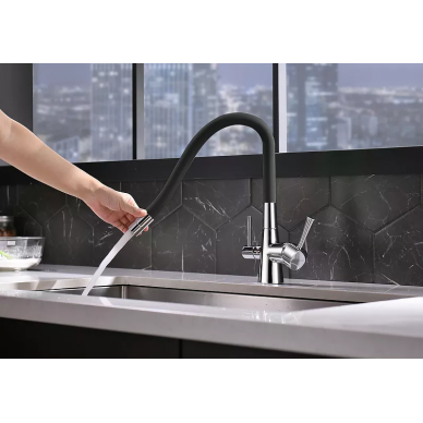 Кран для кухни Lemark Comfort (LM3075C) для кухни  + Фильтр BASIC для очистки воды (LM3075C085) 12