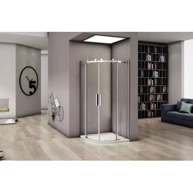 Душевой уголок Good Door Altair R-TD-90-C-CH (90x90) профиль хром/стекло прозрачное 2