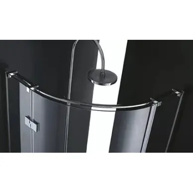 Душевой уголок Cezares Bergamo R1 Arco (R) (100x100) текстурное стекло 1