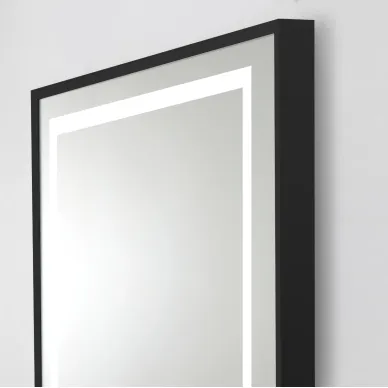 Зеркало BelBagno Kraft (SPC-KRAFT-1200-800-LED-TCH-WARM-NERO) с подсветкой, 80x120 см, черный 4