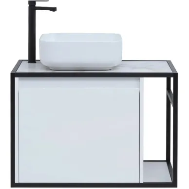 Тумба для ванной Aquanet Nova Lite Loft 261650 левая, 75 см, белый глянец 7