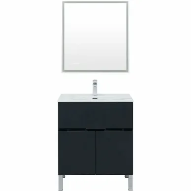 Тумба для ванной Aquanet Алвита New 303900 70 см, антрацит 4