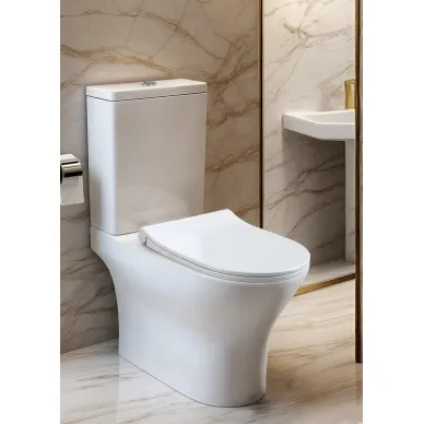 Унитаз напольный Cerutti SPA Bernina CT10815 безободковый смыв Tornado. микролифт 6