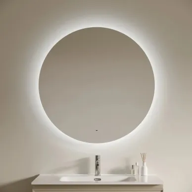 Зеркало Sancos Square 2.0 SF2.900 90 см, с LED подсветкой 7