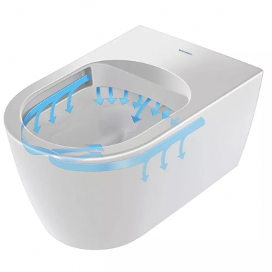 Чаша подвесного унитаза Duravit Me by Starck Rimless (253009) 5