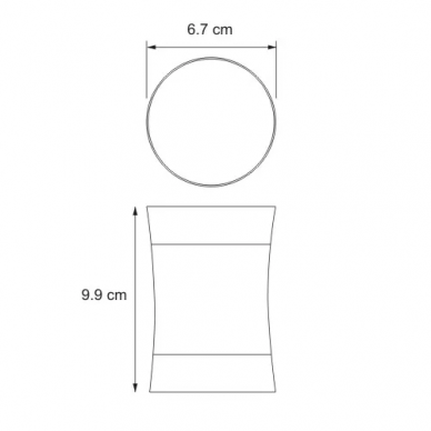Стакан Wasserkraft Wern K-7500 (K-7528) черный 2