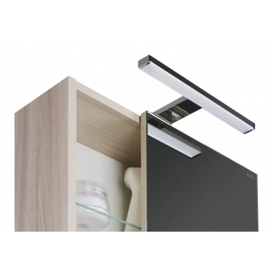 Зеркальный шкаф Iddis Mirro (50 см) (MIR5000i99) белый/дерево 6