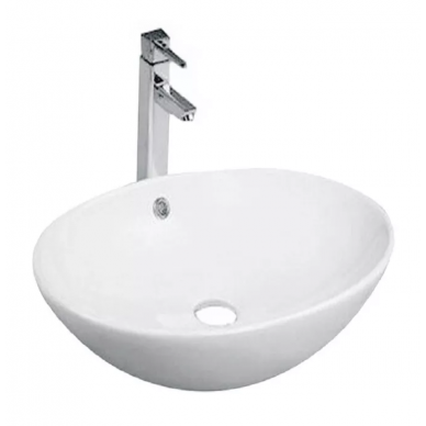 Раковина накладная CeramaLux N (D1104) (63 см) 0