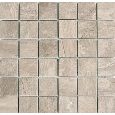 739358 Mosaico Ardoise Ecru Grip 30x30 0