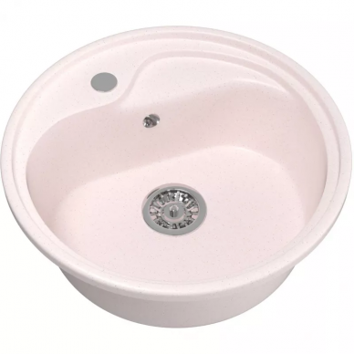 Мойка кухонная Mixline ML-GM10	(525064)	светло-розовая 5