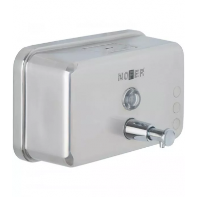 Дозатор для жидкого мыла Nofer Inox (03042.S) матовый 0