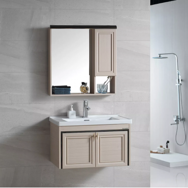 Тумба с раковиной River Victoria 705 BG (70.5 см) + зеркальный шкаф (65х11.5х67 см) 0