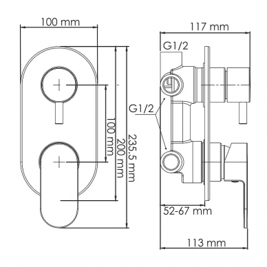 Душевая система Wasserkraft Dinkel (A175819) хром 15