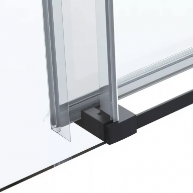 Душевой уголок Vincea Como Soft (VSR-1CS9015CLB) 150х90х195 см, профиль черный/стекло прозрачное 6