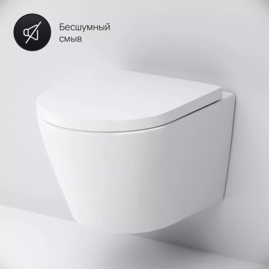 Унитаз подвесной Am.Pm Sense FlashClean (C741701SC) с сиденьем микролифт 12