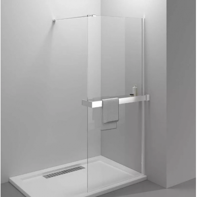 Душевая перегородка Vincea Walk-In (VSW-4HR100CL) 100х200 см, профиль хром/стекло прозрачное 0