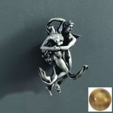 Крючок Art&Max Romantic (AM-B-0812-B) бронза (двойной) 0