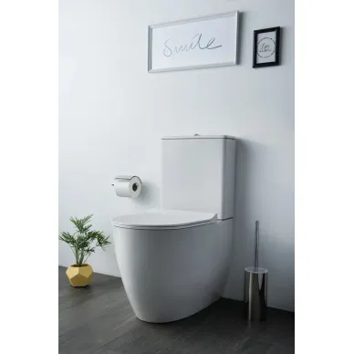 Унитаз напольный Vitra Sento Rim-Ex (9830B003-7203) с микролифтом 7