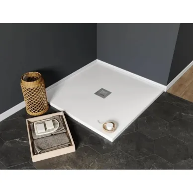 Душевой поддон Aquanet Pleasure 90x90 белый камень 9