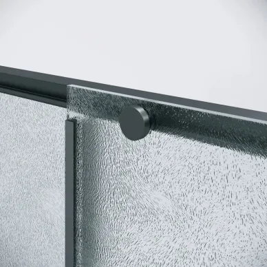 Душевая дверь Niagara Nova NG-34-L10CHGR 100х195 левая, профиль графит/ стекло шиншилла 9