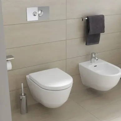 Laufen Pro Унитаз подвесной, безободковый, 53х36х34см., покрытие LLC, цвет: белый 9