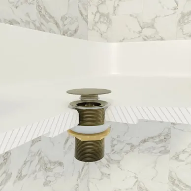 Сливной набор для раковины Teymi Solli T140207 без перелива, click-clack, бронза матовая 5