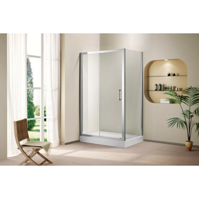 Душевой уголок Cezares Porta AH11 (140x80) прозрачное стекло 1