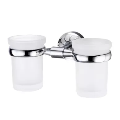 Стакан Wasserkraft Isen К-4000 (K-4028D) (двойной) с настенным держателем 0